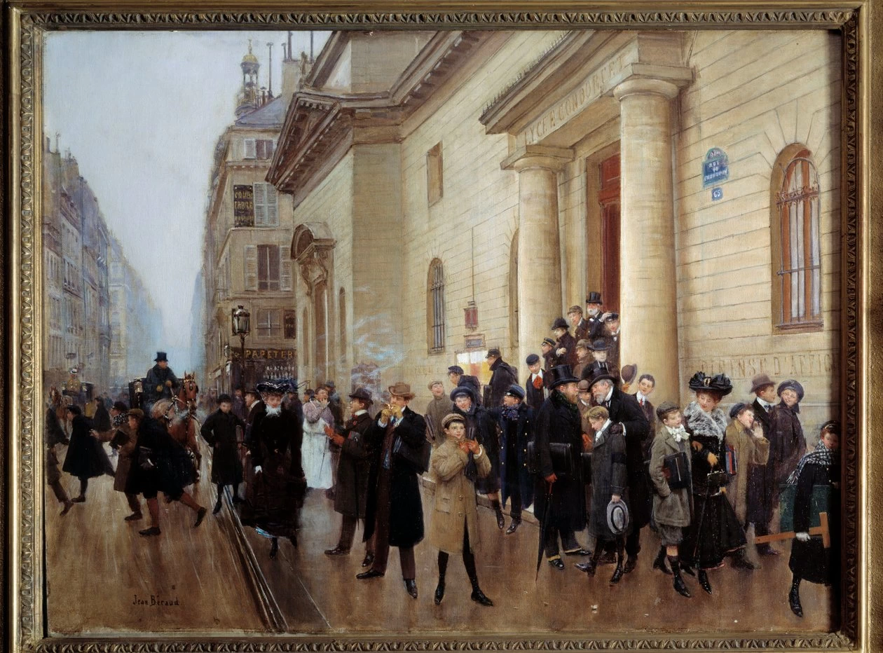 L'uscita dal liceo Condorcet a Parigi - Museo Carnavalet, Parigi